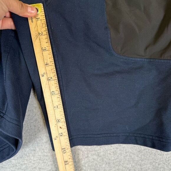 Lululemon Mens Medium City Commute Shorts Black Gray Colorblock Pockets Stretch - Picture 5 of 8